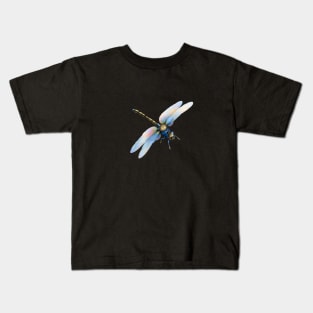 Steampunk Dragonfly with Clock Kids T-Shirt